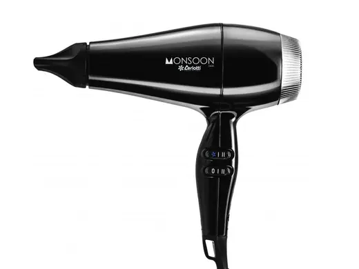 Ověřený Fén MONSOON 3400 černý 2000 W Ceriotti