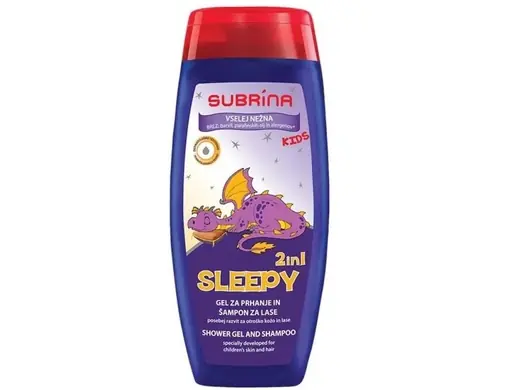 Nejprodávanější Dětský sprchový gel a šampon 2v1 Sleepy Subrina