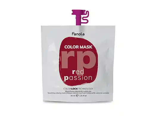 Výprodej Maska Color Mask Red Passion červená 30 ml Fanola