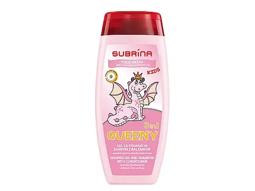Dětský sprchový gel a šampon s kondicionérem 3v1 Queeny Subrina Top Prodej