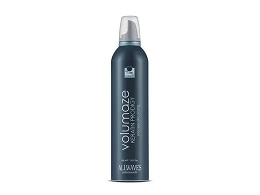 Vysoce Kvalitní Allwawes Volumaze Keratin Mousse Ultra strong 400 ml pěnové tužidlo