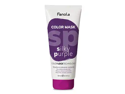 Akční Nabídka Maska Color Mask Silky Purple fialová 200 ml Fanola