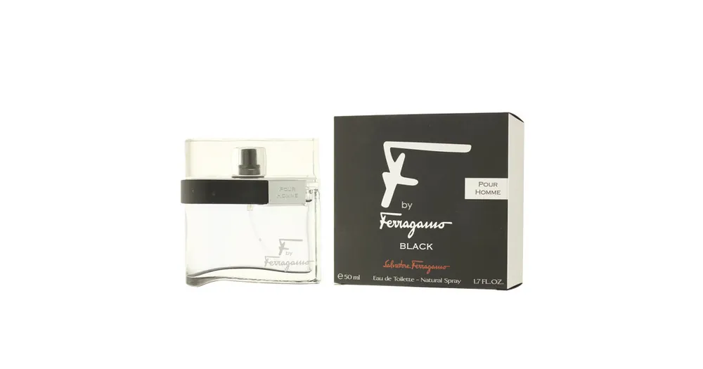 Salvatore Ferragamo F by Ferragamo Black EDT 50 ml M Výprodej
