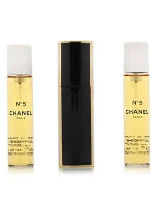 Aktuální Chanel No 5 EDP plnitelný 20 ml + EDP náplň 2 x 20 ml W