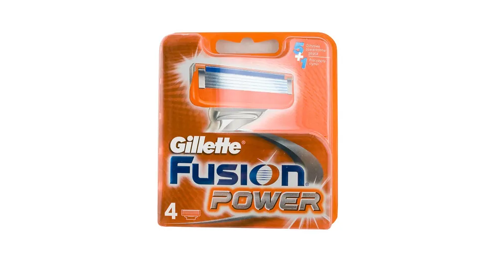 Gillette Fusion Power náhradní břity na holení 4 ks Víkendová Akce