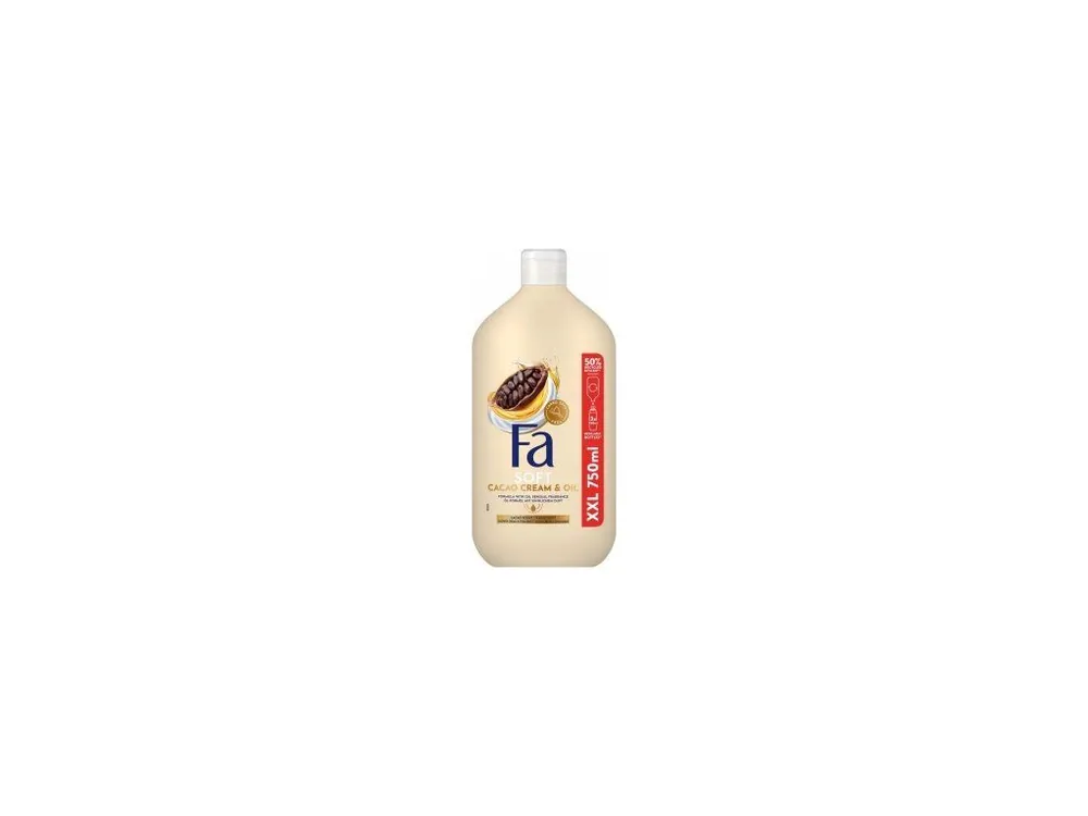 Fa Cream & Oil Cacao 2v1 sprchový gel a pěna do koupele 750 ml Expresní Doručení
