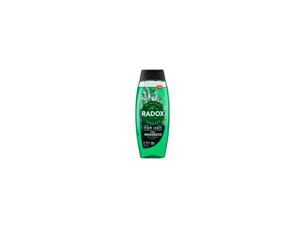 Radox Feel Invigorated 2v1 sprchový gel a šampon pro muže 400 ml Víkendová Akce