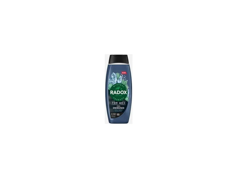 Odeslání Ihned Radox Men Feel Energized 2v1 sprchový gel a šampon pro muže 450 ml