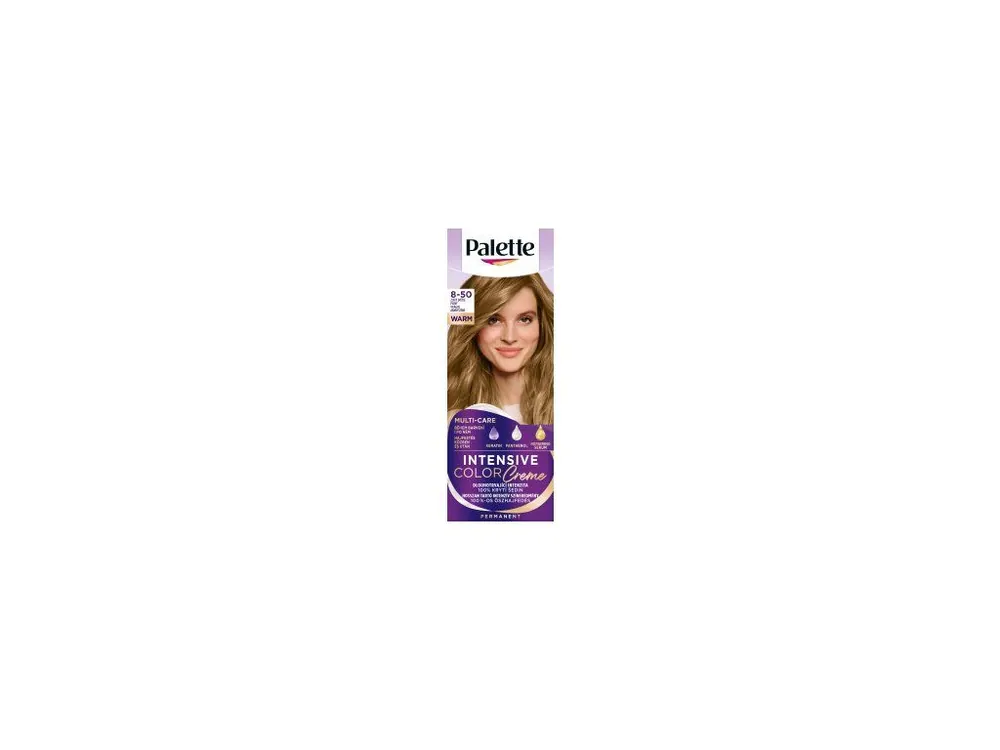 Palette Intensive Color Creme barva na vlasy 8-50 Zlatý světle plavý 50 ml Doprava Zdarma