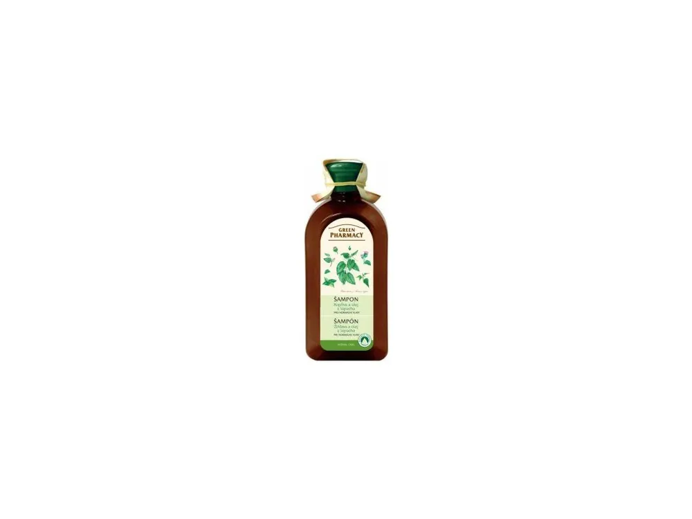 Rychlé Dodání Green Pharmacy šampon pro normální vlasy s kopřivou a lopuchem, 350 ml