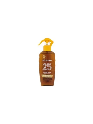 Nová Kolekce Nubian OF 25 Sprej suchý olej na opalování, 200 ml