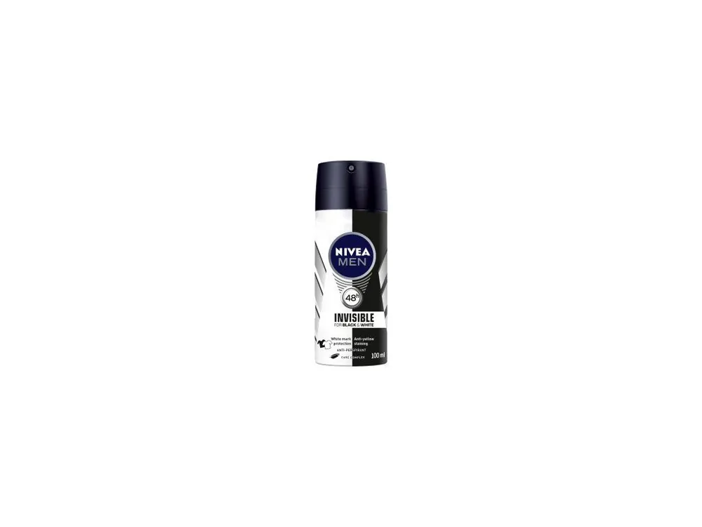 Nivea Men Black & White Invisible Original antiperspirant, 100 ml Dokud Zásoby Vydrží