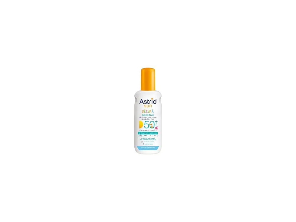 Astrid Sun Kids OF50+ mléko na opalování sprej 150 ml Expresní Doručení
