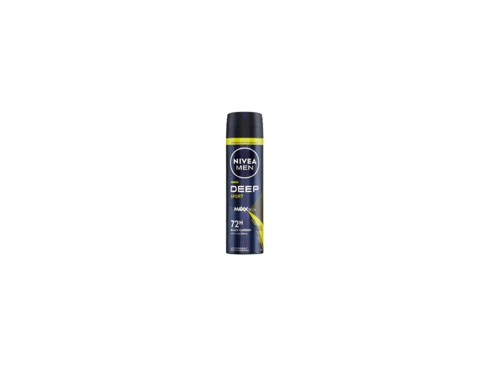 Nivea Sprej antiperspirant Men Deep Sport 150ml Nejprodávanější