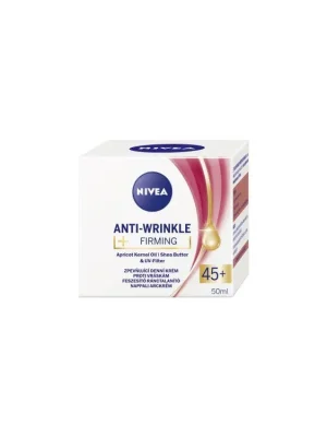 Nivea Anti-Wrinkle Firming 45+ zpevňující denní krém proti vráskám, 50 ml Originální