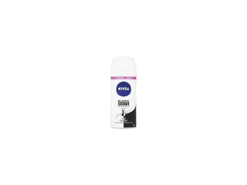 Výhodná Nabídka Nivea Black & White Invisible Clear antiperspirant, 100 ml