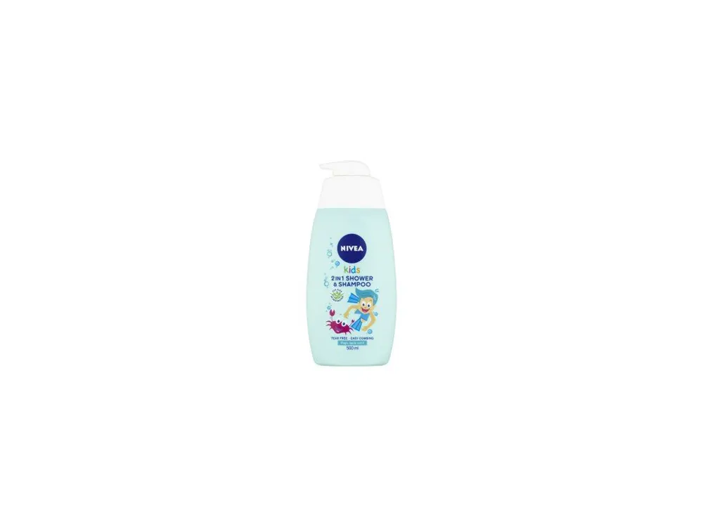 Speciální Cena Nivea Kids Boy 2v1 sprchový gel a šampon, 500 ml
