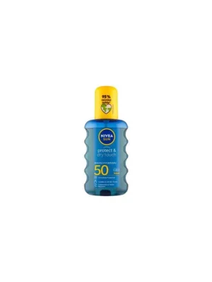 Nivea Sun OF 50 Protect & Dry Touch neviditelný sprej na opalování, 200 ml Výhodná Nabídka