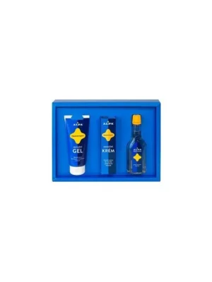 Značkový Alpa Francovkový masážní dárkový set francovka 60 ml + krém 40 g + bylinný gel 100 ml