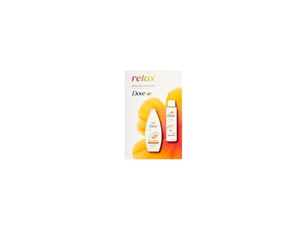 Dove Fruity Nourish dárkový set sprchový gel 250 ml + deodorant 150 ml Nejlepší Cena