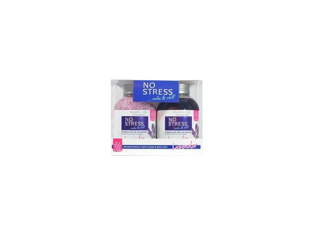 Spa No Stress dárkový set pěna do koupele 500 ml + koupelová sůl 500 ml Objednat Nyní