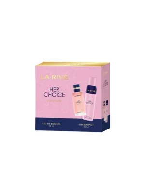 Nakupujte Hned La Rive Her Choice dárkový set parfémovaná voda 100 ml + deodorant 150 ml