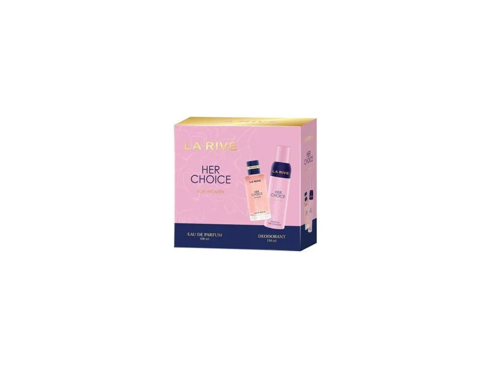 Nakupujte Hned La Rive Her Choice dárkový set parfémovaná voda 100 ml + deodorant 150 ml