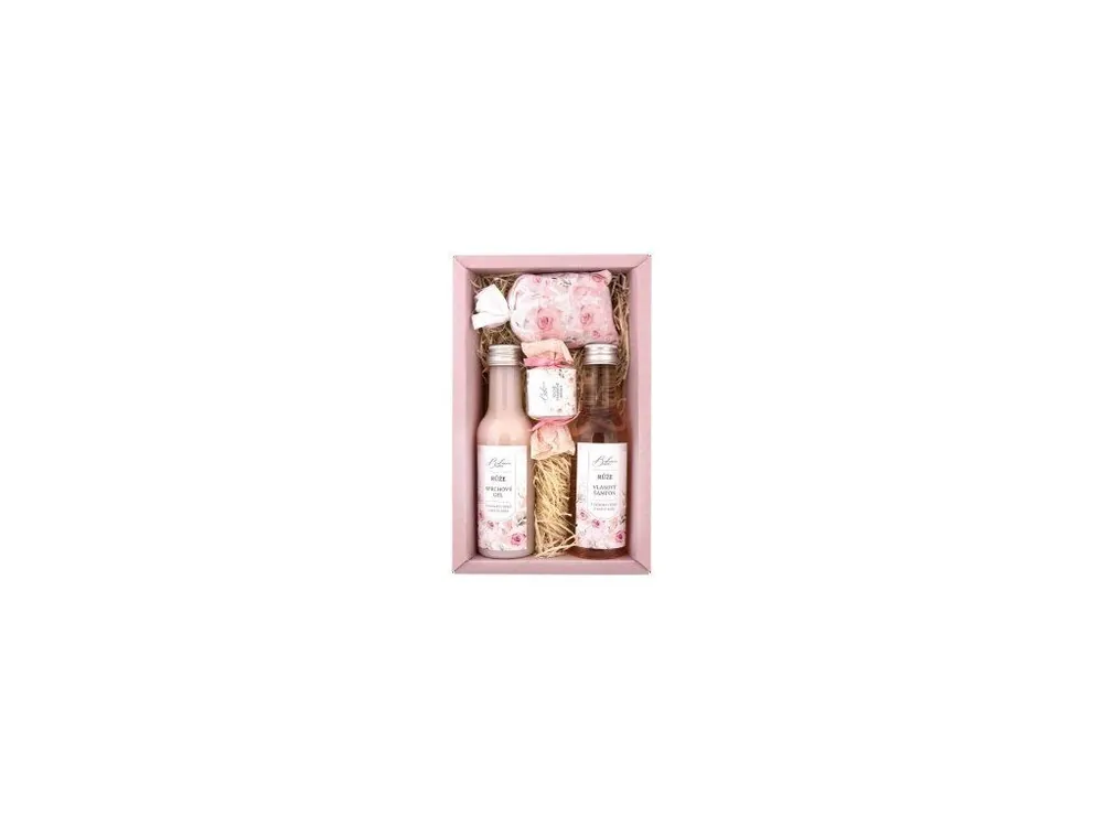 Bohemia Gifts Růže dárkový set sprchový gel 200 ml + šampon 200 ml + koupelová sůl 150 g + mýdlo 30 g Odeslání Ihned