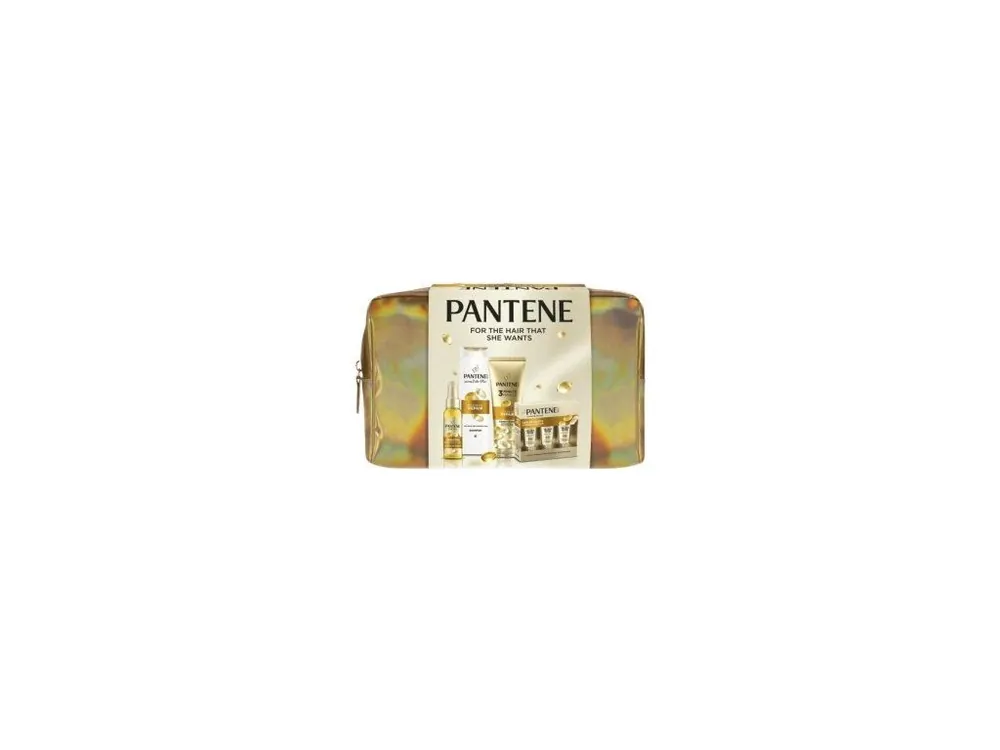 Pantene Gold dárkový set šampon + kondicionér + vlasový olej + ampule Pouze Dnes