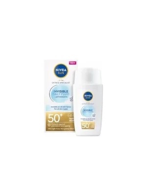 Nivea Sun Invisible Daily Fluid OF 50 pleťový krém 40 ml Pouze Dnes
