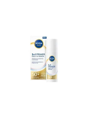Nivea Sun 2v1 pleťové sérum OF50 30 ml Omezená Nabídka