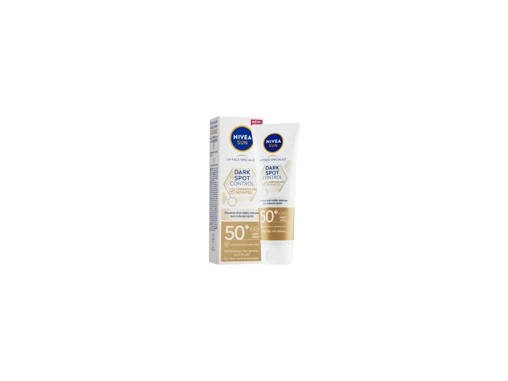 Poslední Šance Nivea Sun OF 50+ Luminous630 pleťový krém na opalování, 40 ml