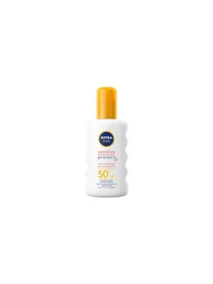 Tovární Cena Nivea Sun Sensitive OF 50+ sprej na opalování, 200 ml