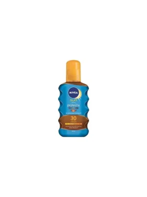 Nivea Sun Protect & bronze OF 30 olej na opalování podporující zhnědnutí, 200 ml Akce