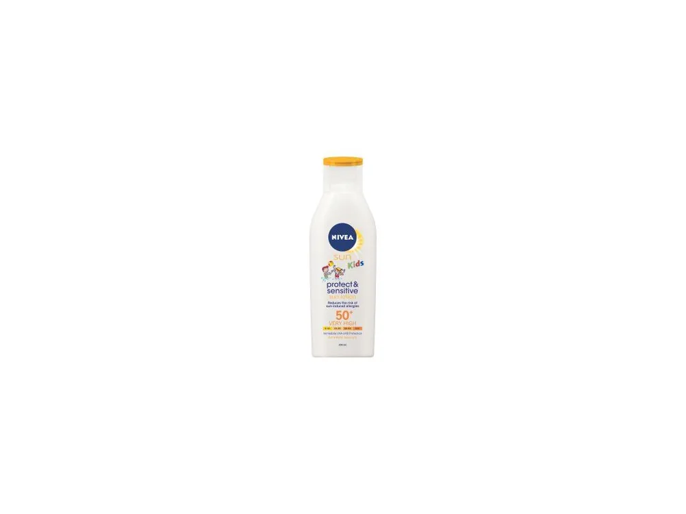 Nivea Sun Kids OF 50+ Protect & Sensitive dětské mléko na opalování, 200 ml Jen Po Omezenou Doba