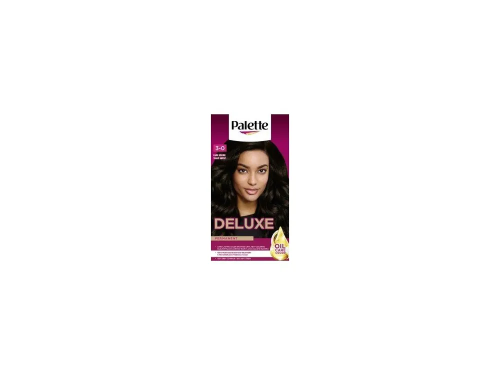 Palette Deluxe barva na vlasy Tmavě hnědý 3-0, 50 ml Aktuální