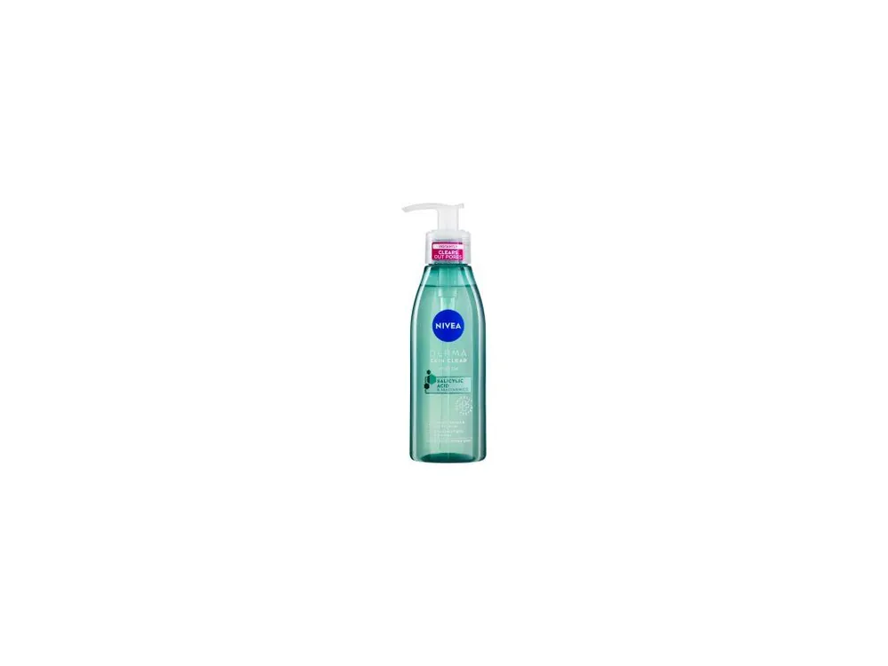 Sleva Nivea Derma Skin Clear Čisticí pleťový gel, 150 ml