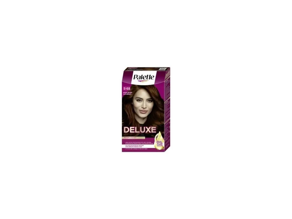 Cenový Hit Schwarzkop Palette Deluxe barva na vlasy, 5-68 zlatavě oříškový, 50 ml