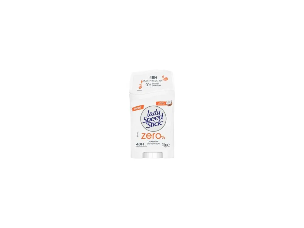 Lady Speed Stick Zero Fresh Coconut tuhý deodorant, 40 g Super Cena