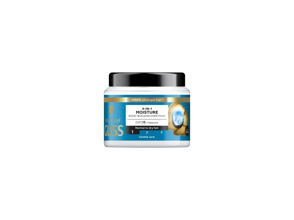 Schwarzkopf Gliss Aqua Revive hydratační maska 4v1 pro normální až suché vlasy, 400 ml Aktuální
