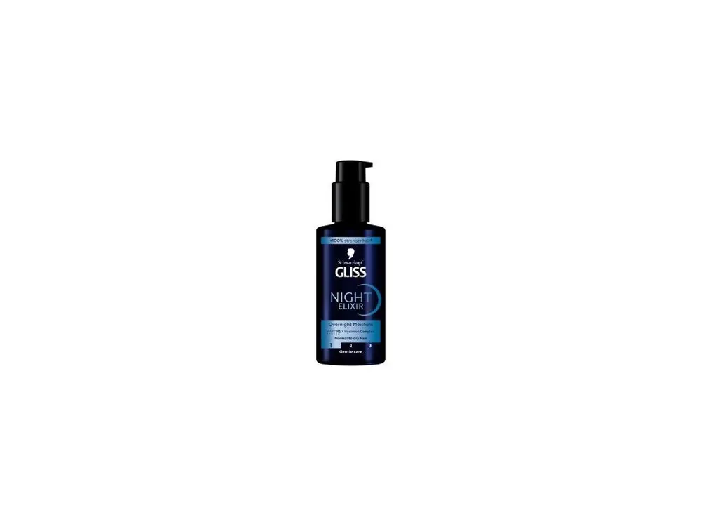 Přímo Od Výrobce Gliss noční elixír na vlasy Overnight Moisture 100ml
