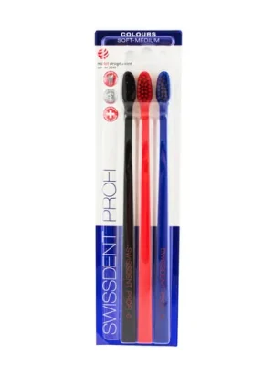Swissdent Colours Soft-Medium 3 ks Výhodná Nabídka