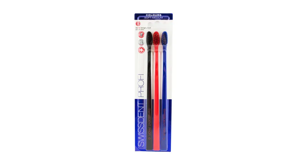 Swissdent Colours Soft-Medium 3 ks Výhodná Nabídka