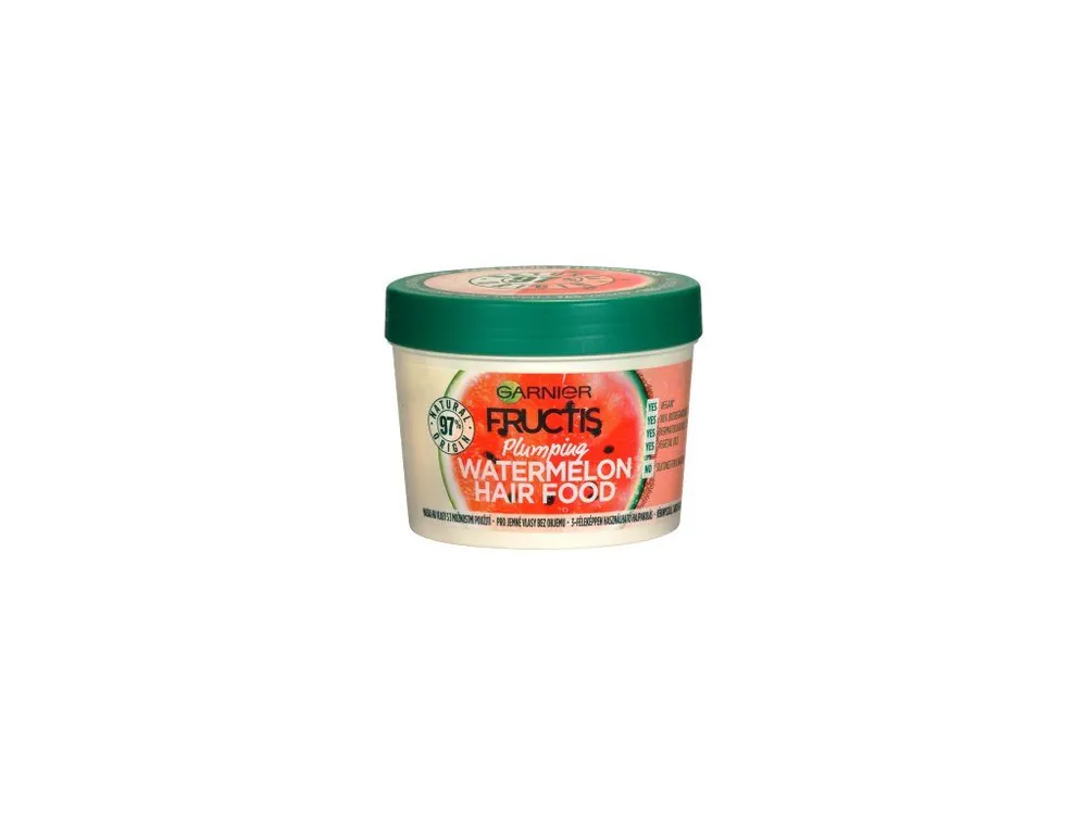 Víkendová Akce Fructis Hair Food Watermelon vyplňující maska na vlasy, 390 ml