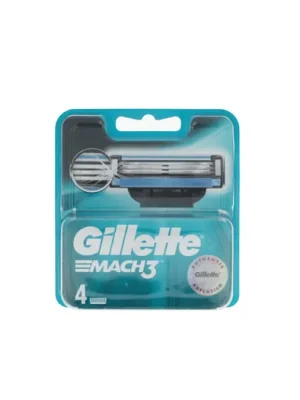 Gillette Mach 3 náhradní břity na holení 4 ks M Dokud Zásoby Vydrží