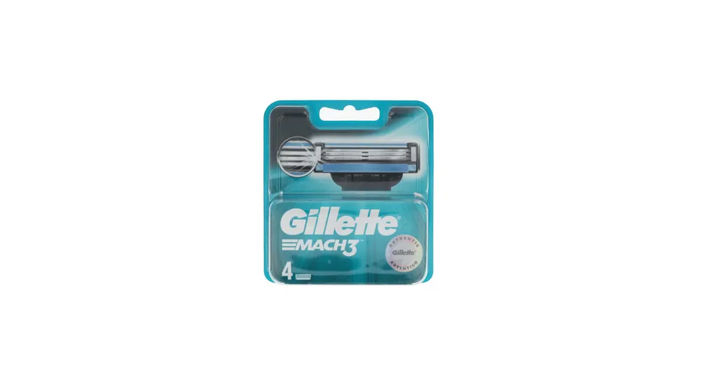 Gillette Mach 3 náhradní břity na holení 4 ks M Dokud Zásoby Vydrží