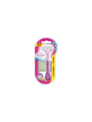 Nejprodávanější Wilkinson Xtreme3 Beauty Hybrid dámský holící strojek, 5 ks