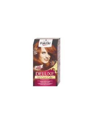 Schwarzkopf Palette Deluxe barva na vlasy Intenzivní Zářivě Měděný 7-77 (562), 50 ml Víkendová Akce