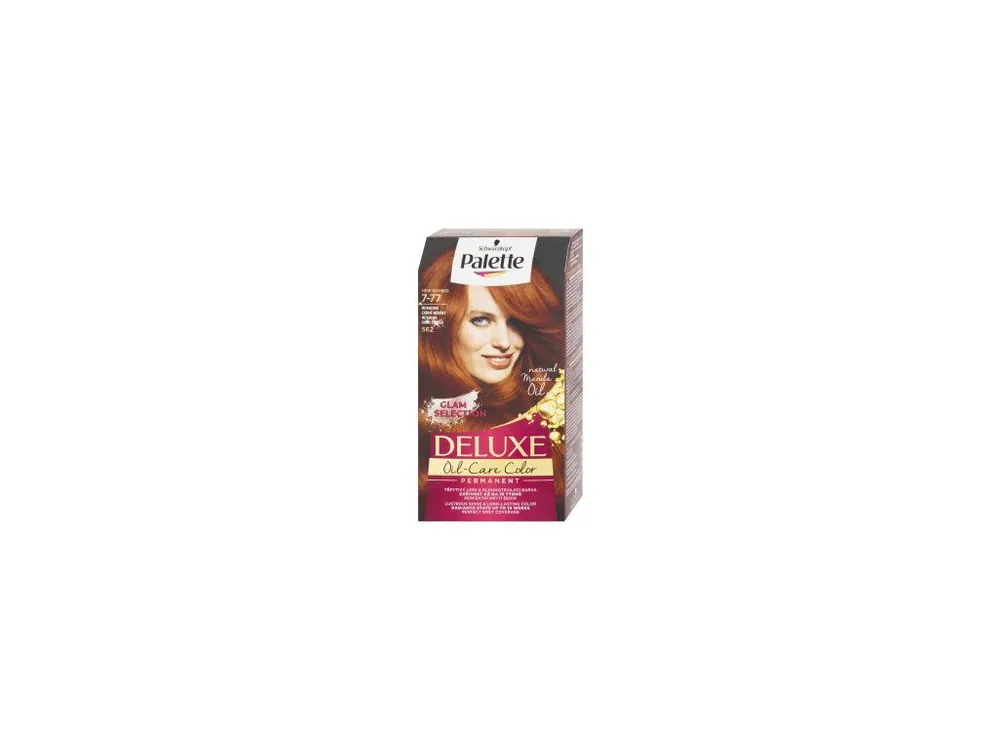 Schwarzkopf Palette Deluxe barva na vlasy Intenzivní Zářivě Měděný 7-77 (562), 50 ml Víkendová Akce