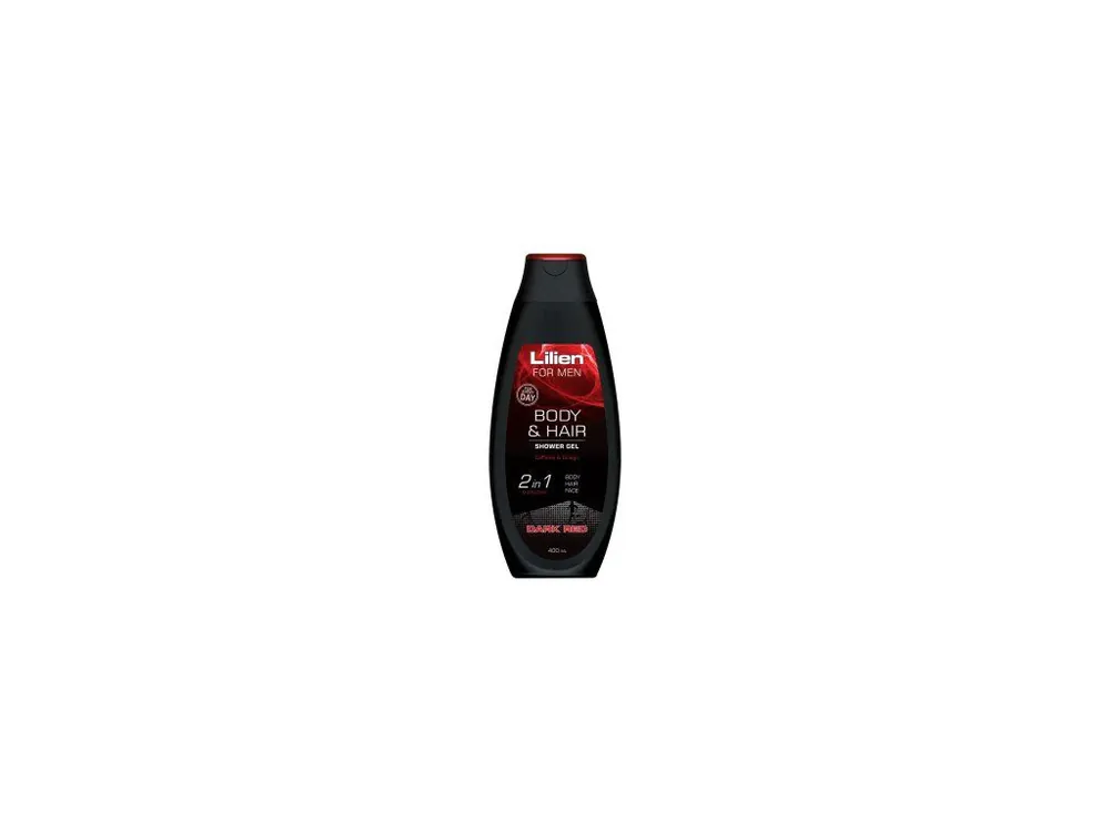 Lilien Men Dark Red sprchový šampon pro muže, 400 ml Cenová Bomba